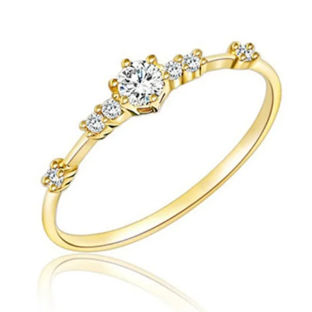 Fashion Crystal Silver Color Ring For Women Flower Love Heart Crown Finger Rings Cocktail Part Brand Ring Jewelry