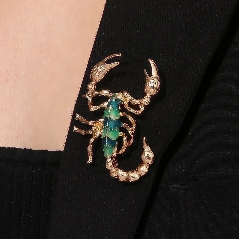 Fashion Scorpion Alloy Enamel Women's Brooches