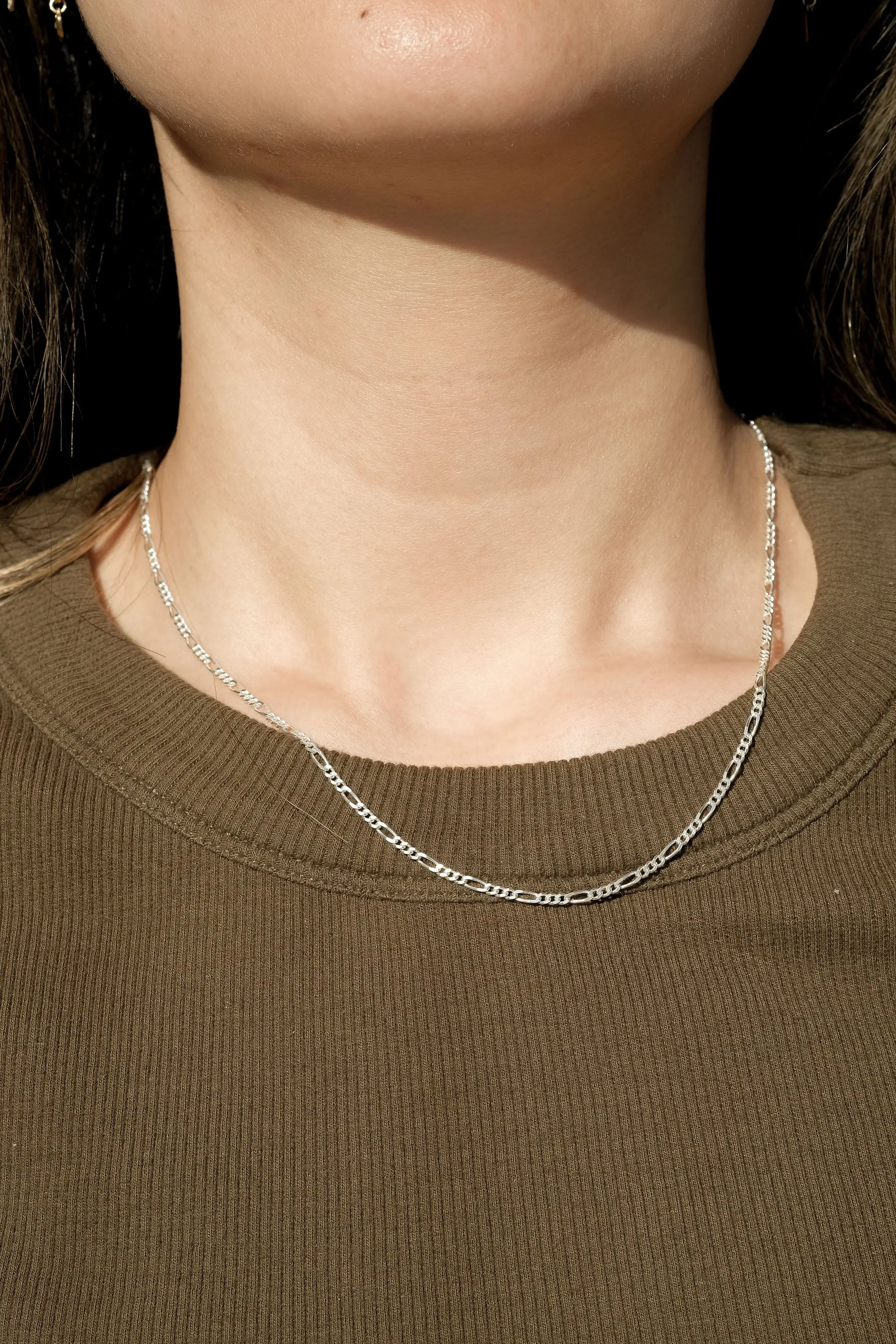 Favourite Figaro Chain Necklace - Sterling Sliver