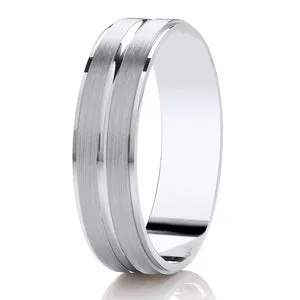 Gents DC308B Diamond Cut Wedding Ring