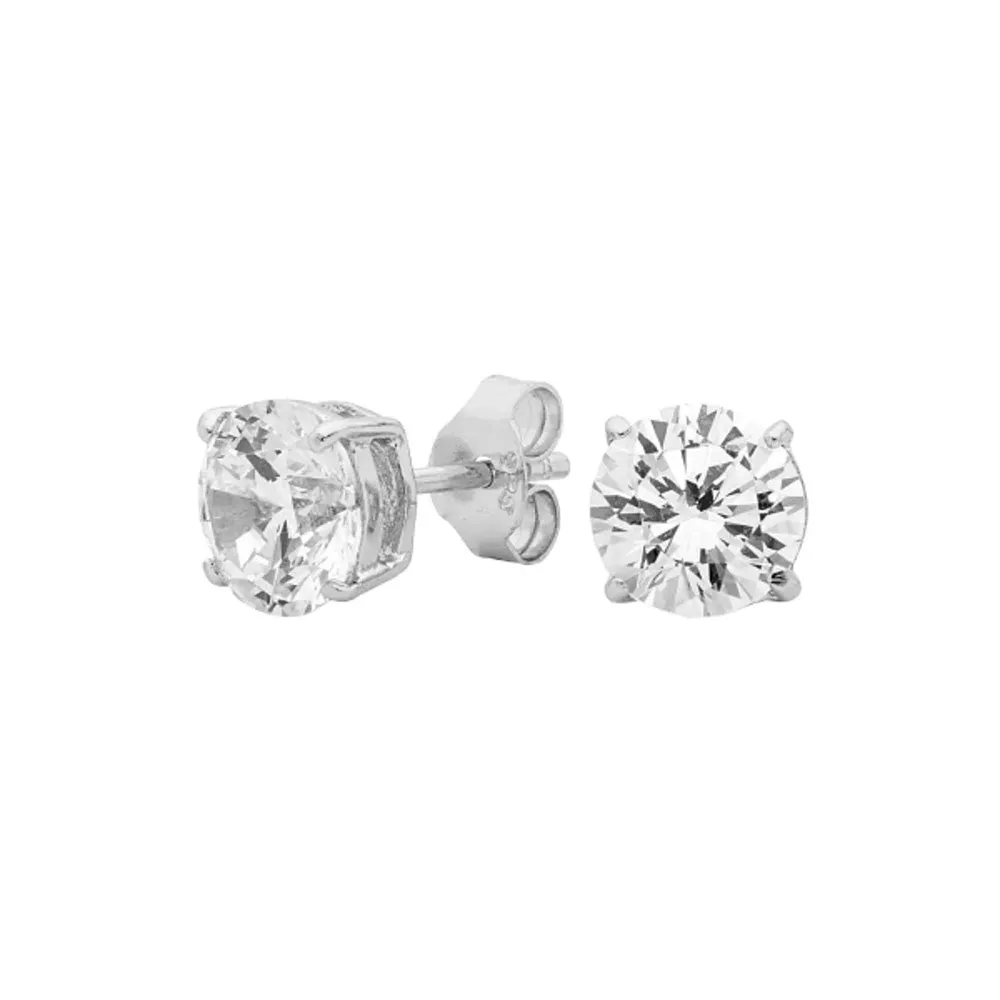 Georgini Sterling Silver Cubic Zirconia Stud Earrings