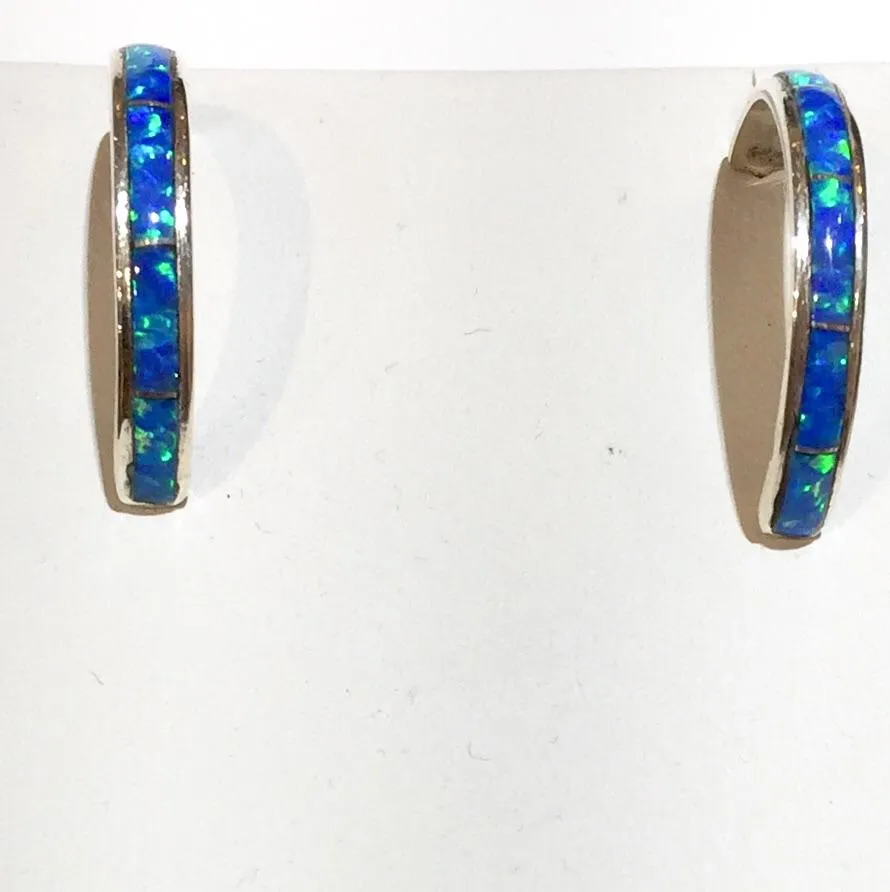 Gilson Opal Hoop Earrings