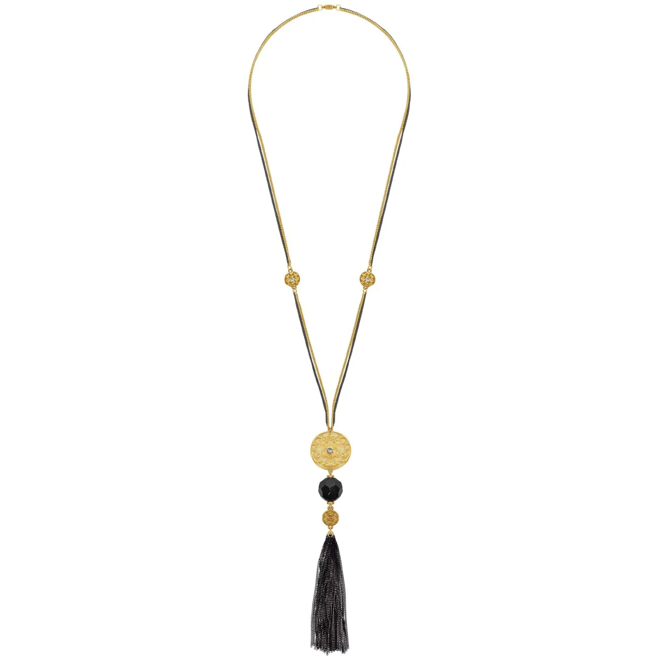 Gold Tassel Necklace