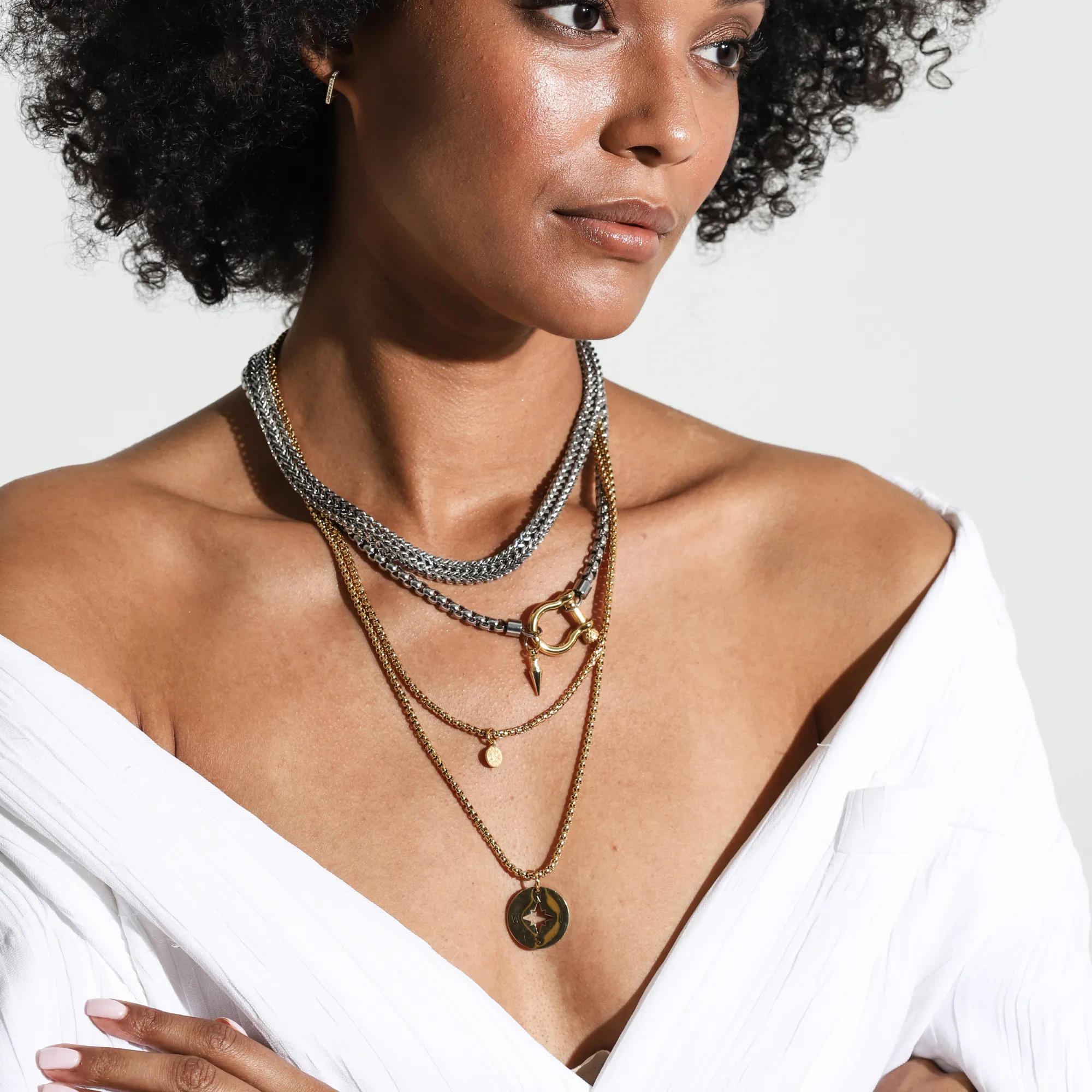 HERRADURA LAYERED NECKLACE SET