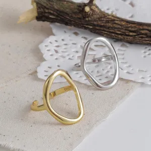 Hollow Out Ring Personality Resizable Women Ring