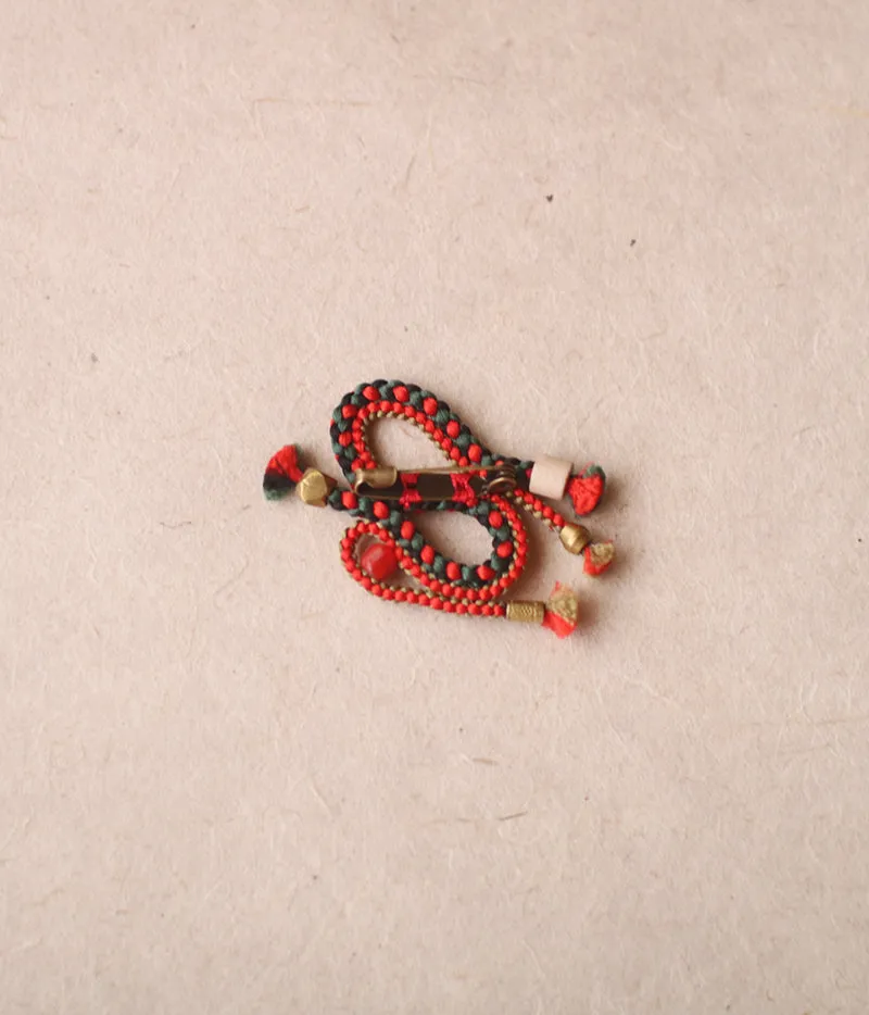 Kumihimo Brooch [A]