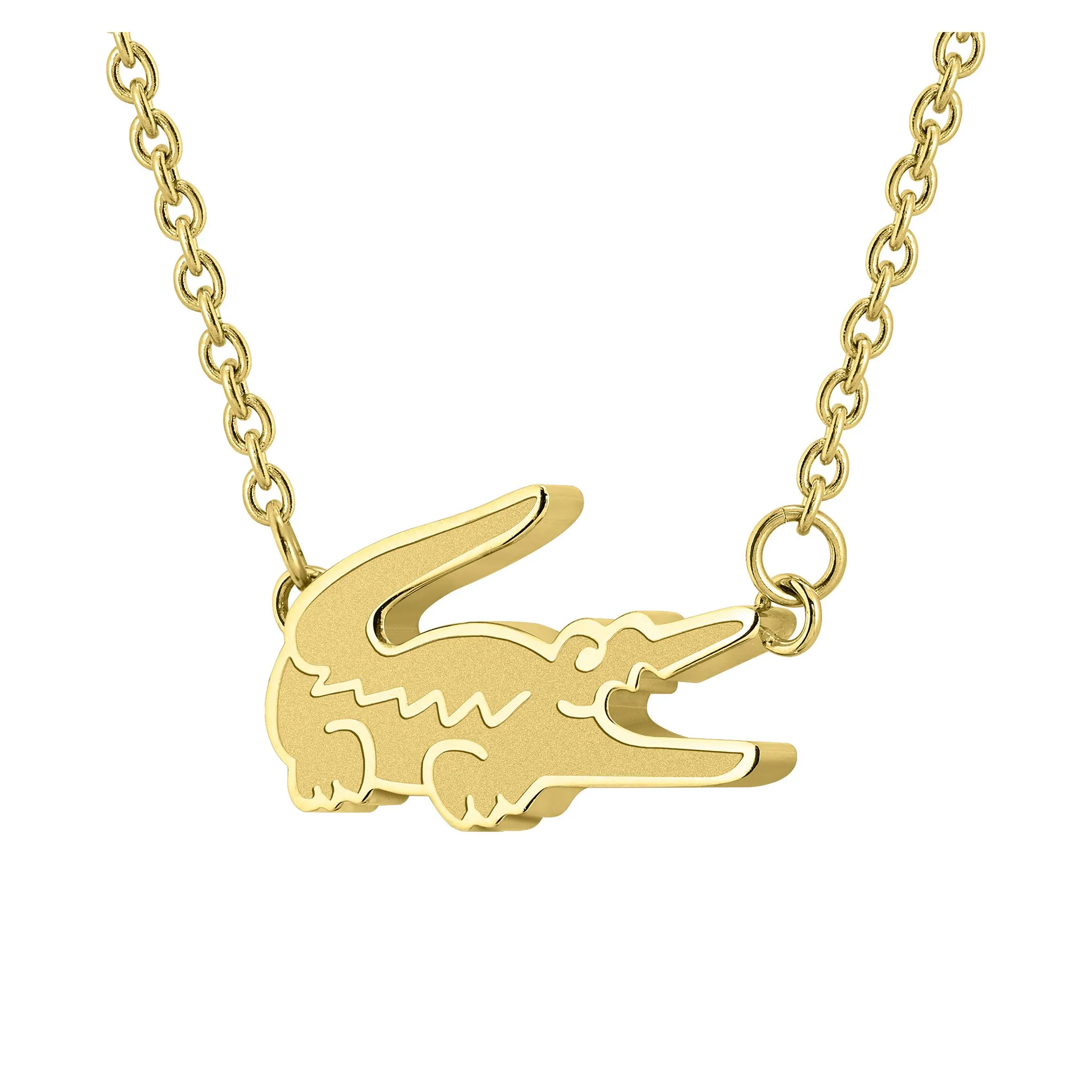 Lacoste Jewellery Gold Steel Women's Pendant Necklace - 2040044