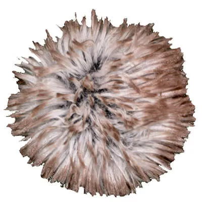 Large Pom - Fox Faux Fur, Multi-Tonal (Blue Steel - Seven Left!)