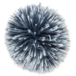 Large Pom - Fox Faux Fur, Multi-Tonal (Blue Steel - Seven Left!)