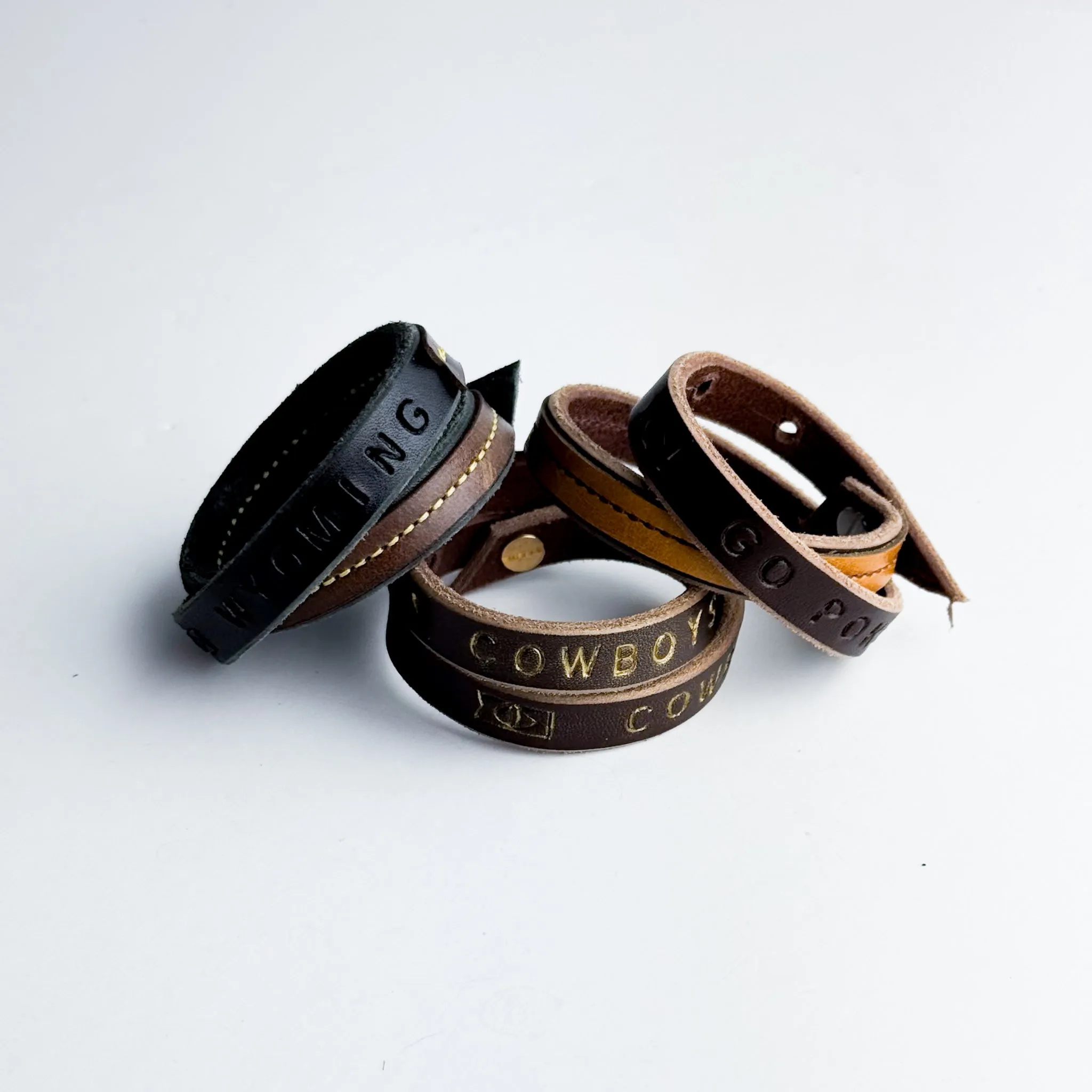 Made To Order | Steamboat Collection | Jewelry | Leather Wrap Bracelet | Various