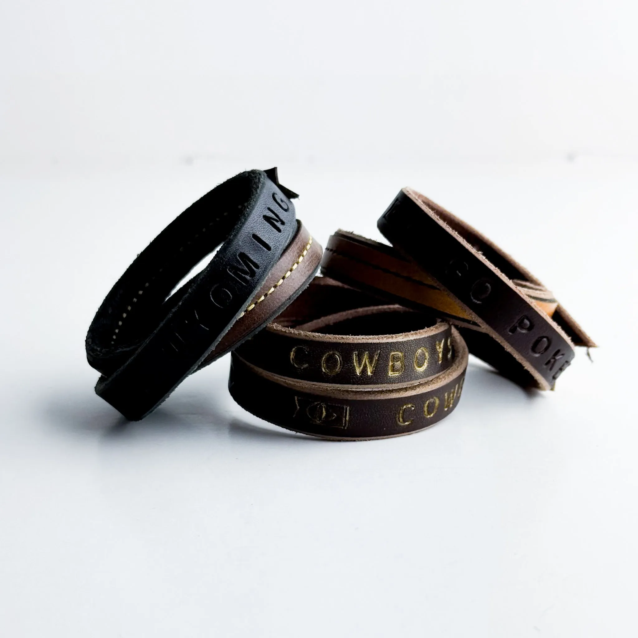 Made To Order | Steamboat Collection | Jewelry | Leather Wrap Bracelet | Various