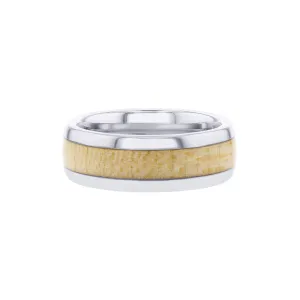 Mays Baseball Serinium 8mm Wedding Ring