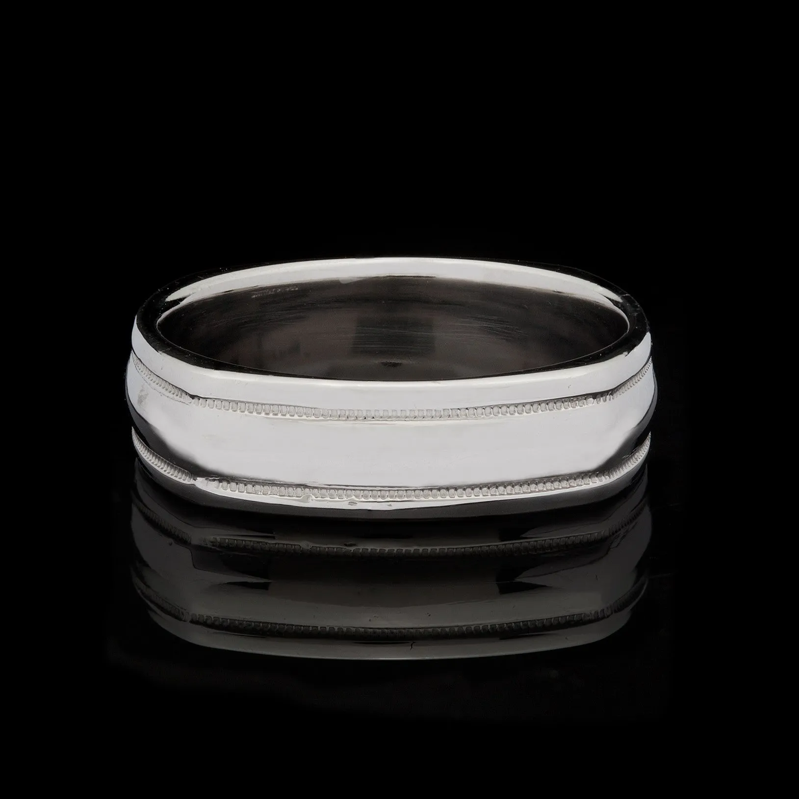 Men's Platinum Scott Kay Band Ring