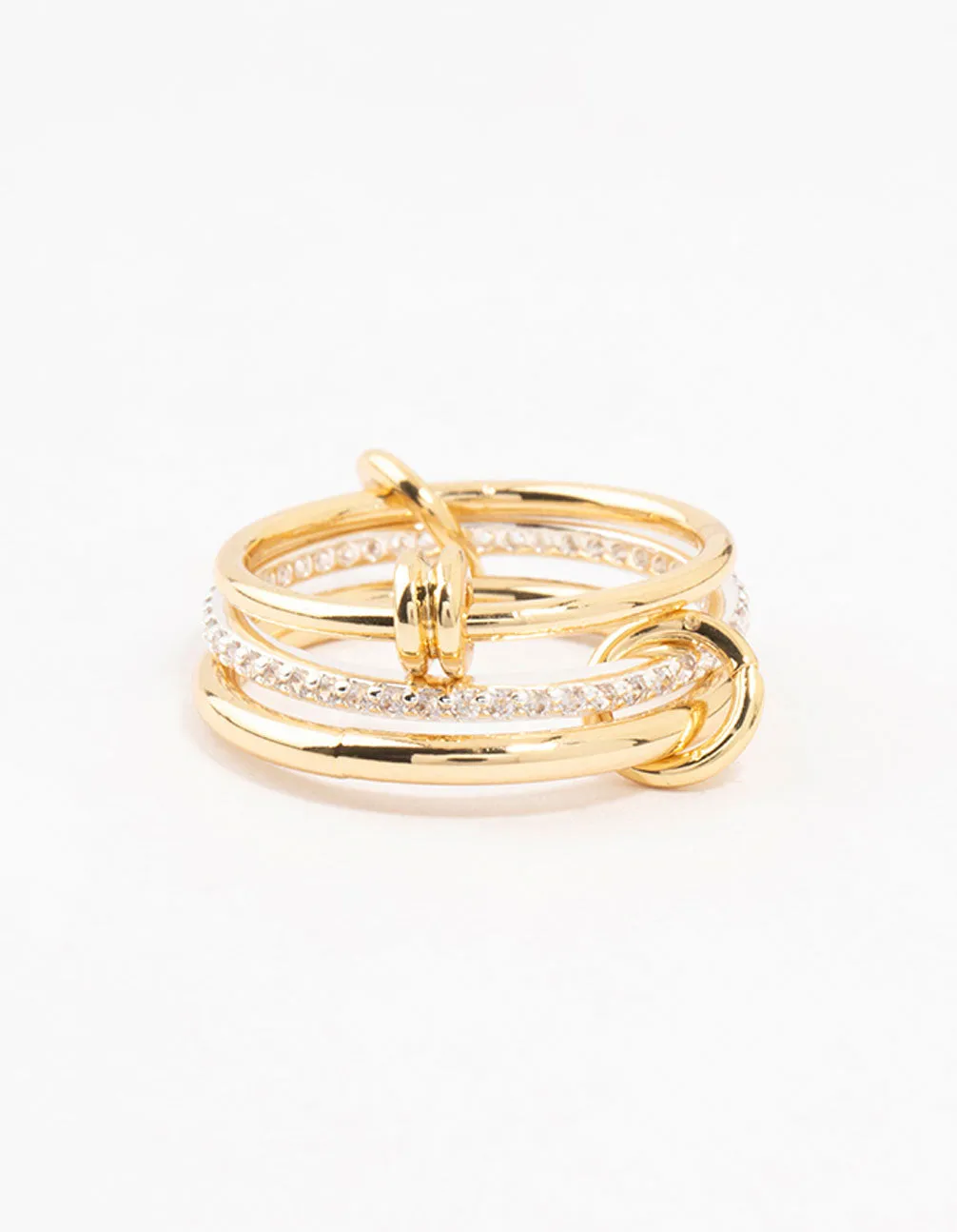 Mixed Metals Stacking  Ring