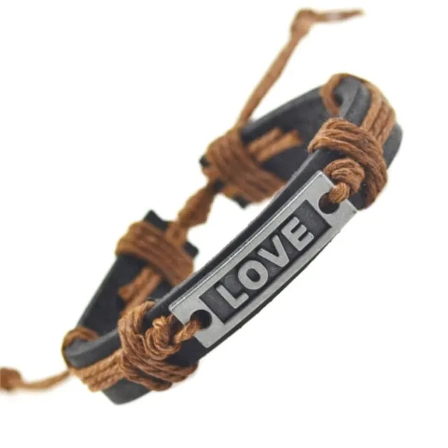 New genuine leather bracelet