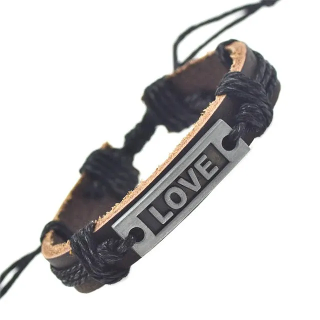 New genuine leather bracelet