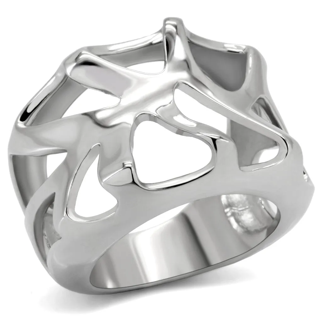 no plating Stainless Steel Ring TK146 for Women Style High