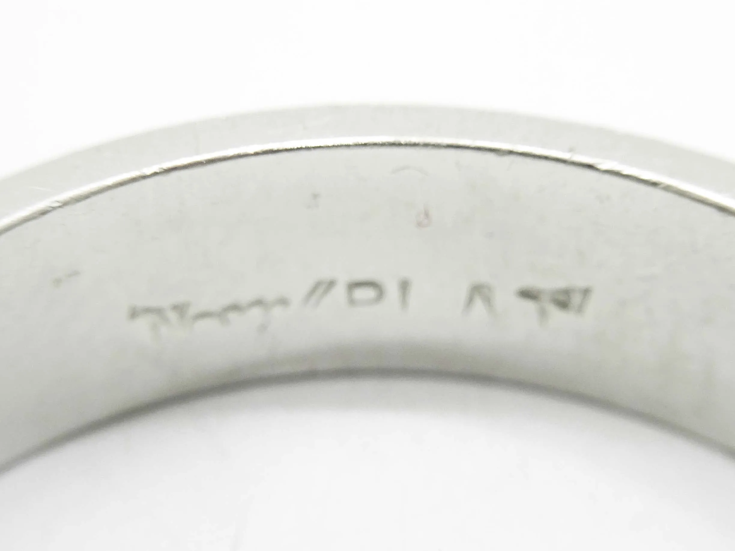 Novell Designer Men's 6mm Wide Brushed Wedding Band Ring Platinum Size 12