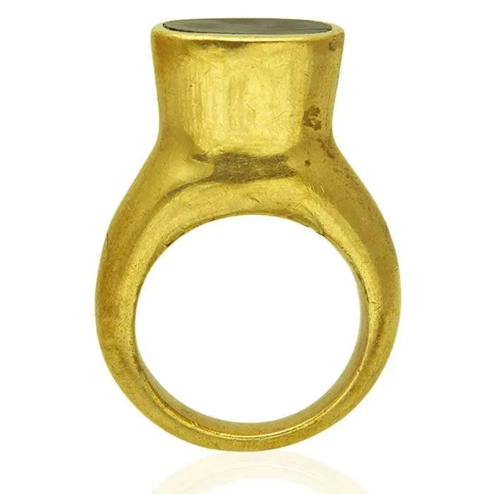 Nysa Brass Ring