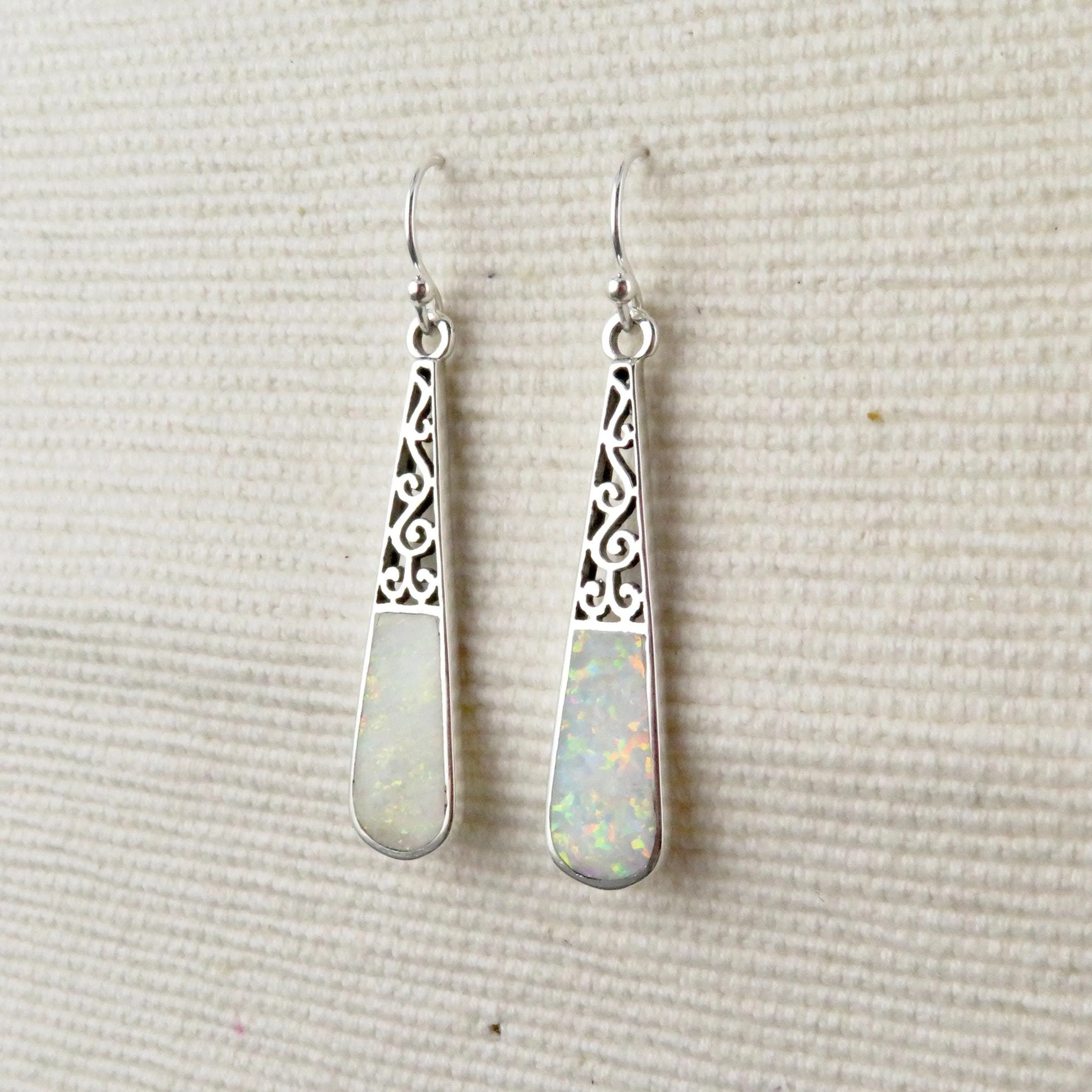 Opal Teardrop Earrings