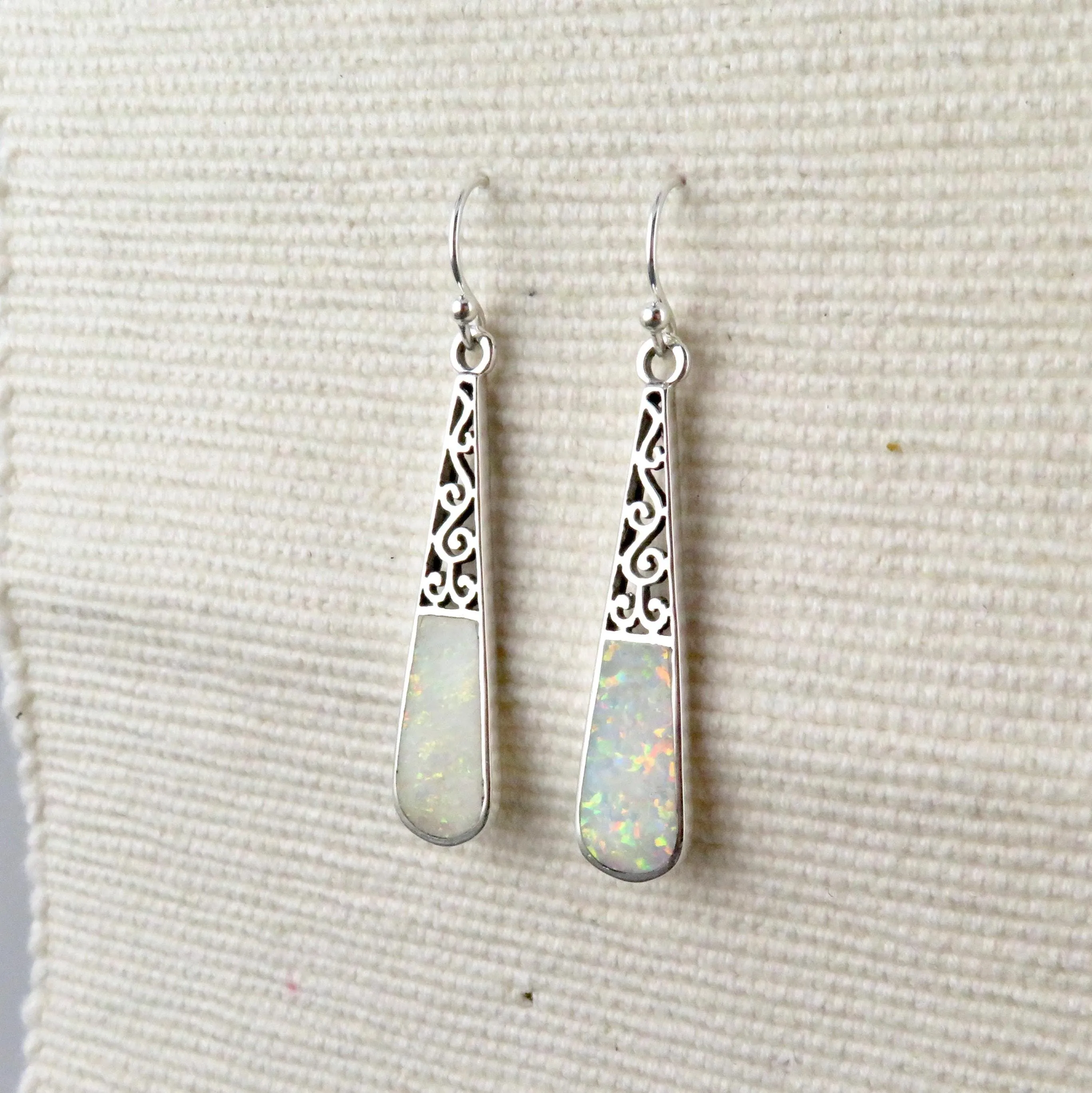 Opal Teardrop Earrings