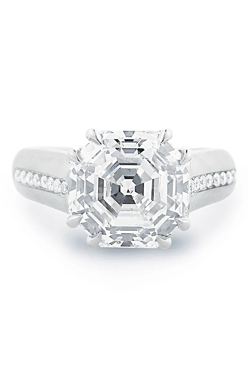 Oster Collection Asscher Cut Diamond Ring