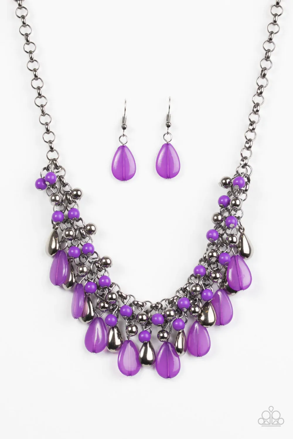 Paparazzi Necklace ~ Diva Attitude - Purple