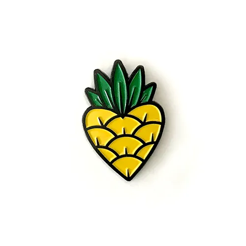 Pineapple Heart · Enamel Pin