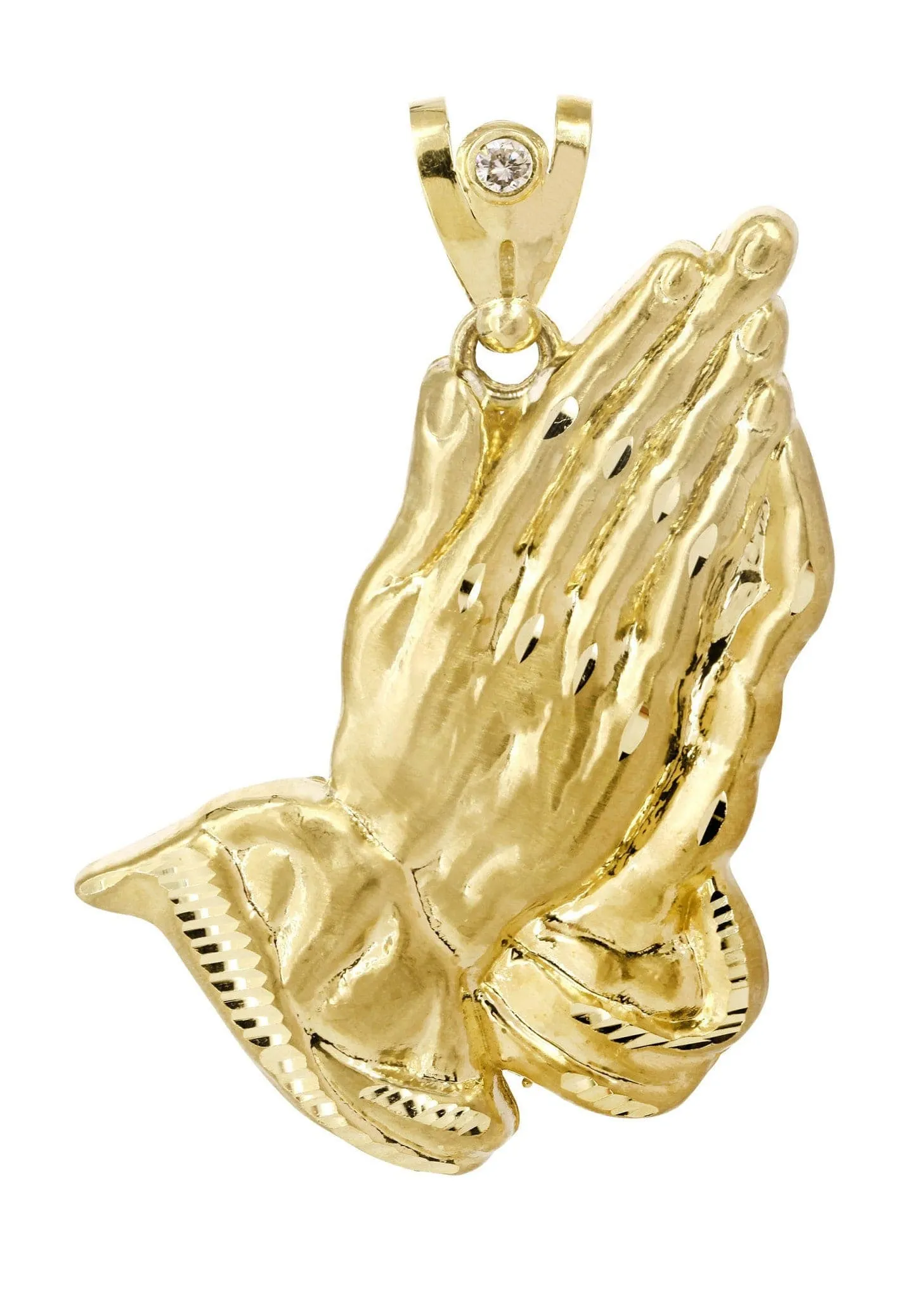 Praying Hands   10K Gold Pendant  |  27.7 Grams