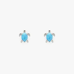 PuraVida Opal Sea Turtle Earring