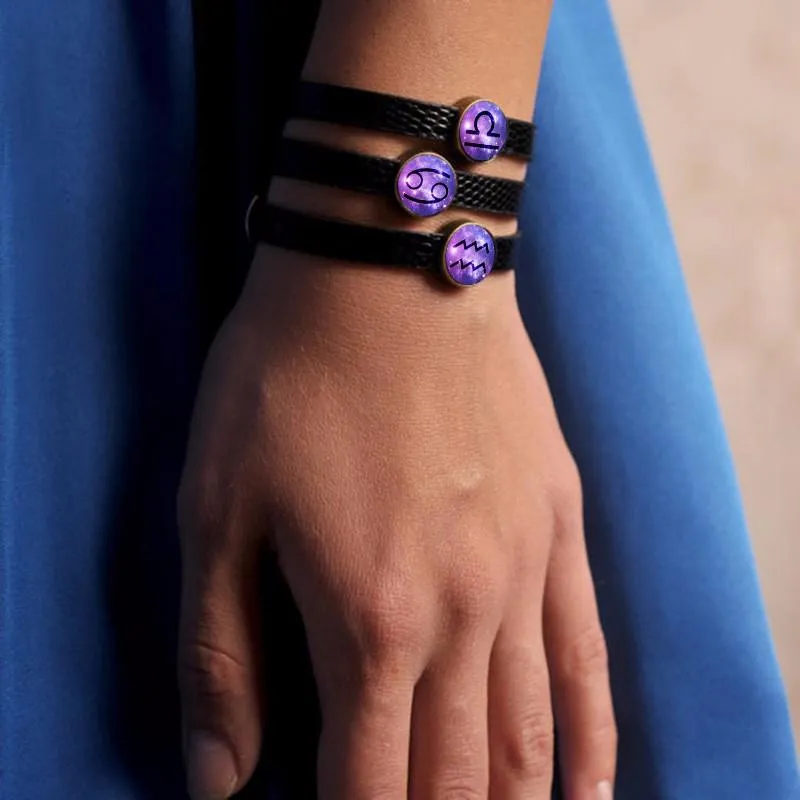 Purple Haze Constellation Bracelet