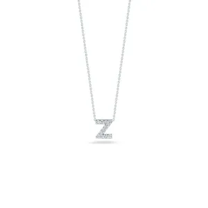 Roberto Coin Tiny Treasures Diamond Love Letter “Z” Necklace