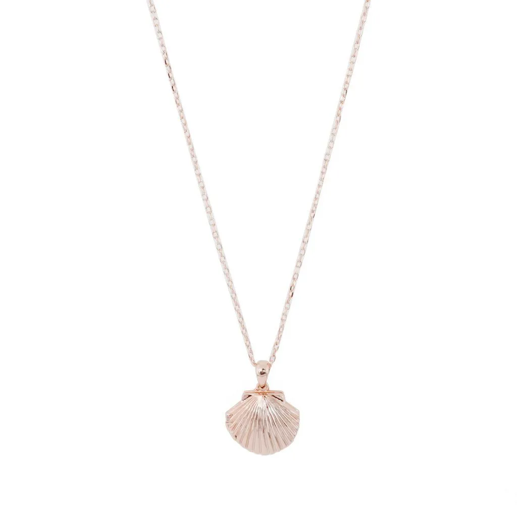 Shell Locket Necklace