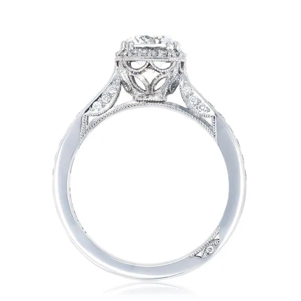 Tacori 2646 2.5RDC6.5 Dantela Platinum Engagement Ring Setting