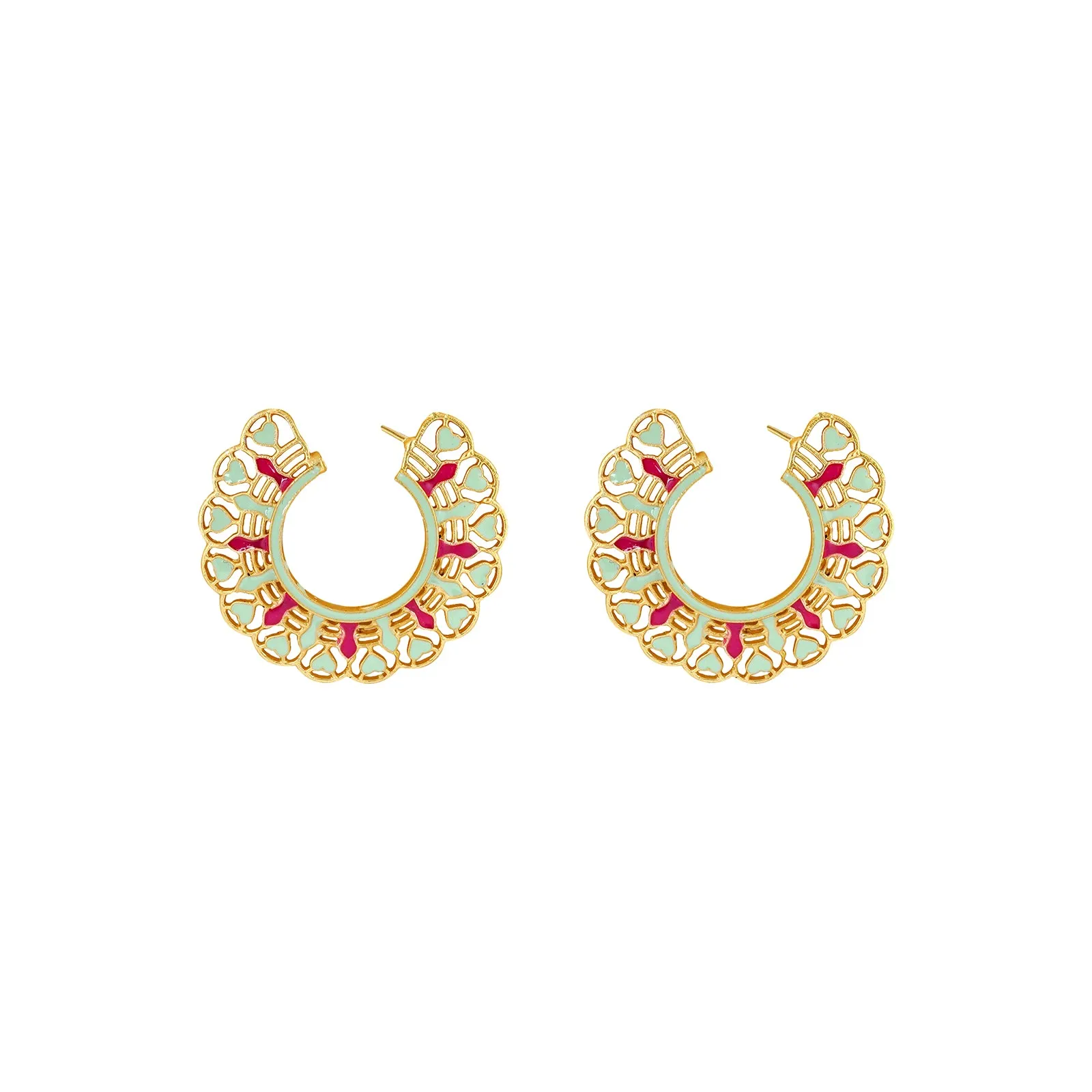 Teejh Aamani Light Green Earrings