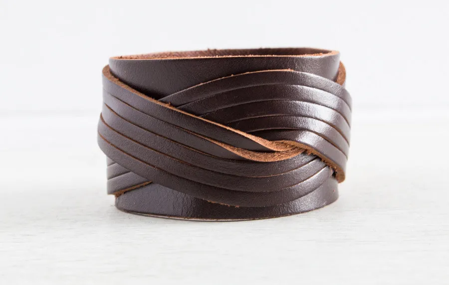 The Braided Leather Bracelet Collection