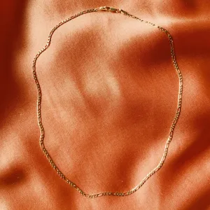 Thin Figaro Chain Necklace