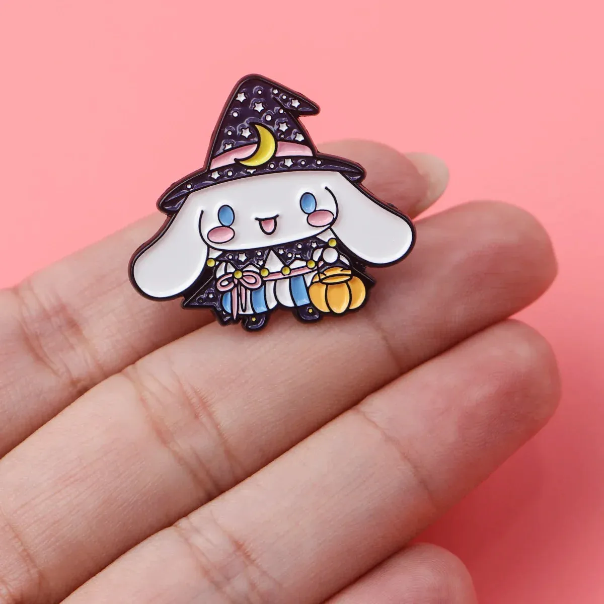 Trick or Treat Cinna Enamel Pin