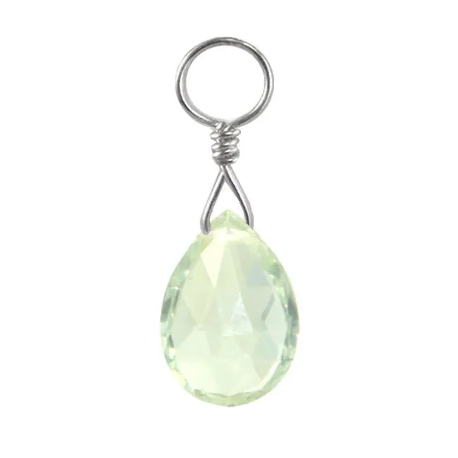 TummyToys® Ocean Green Quartz Swinger Charm