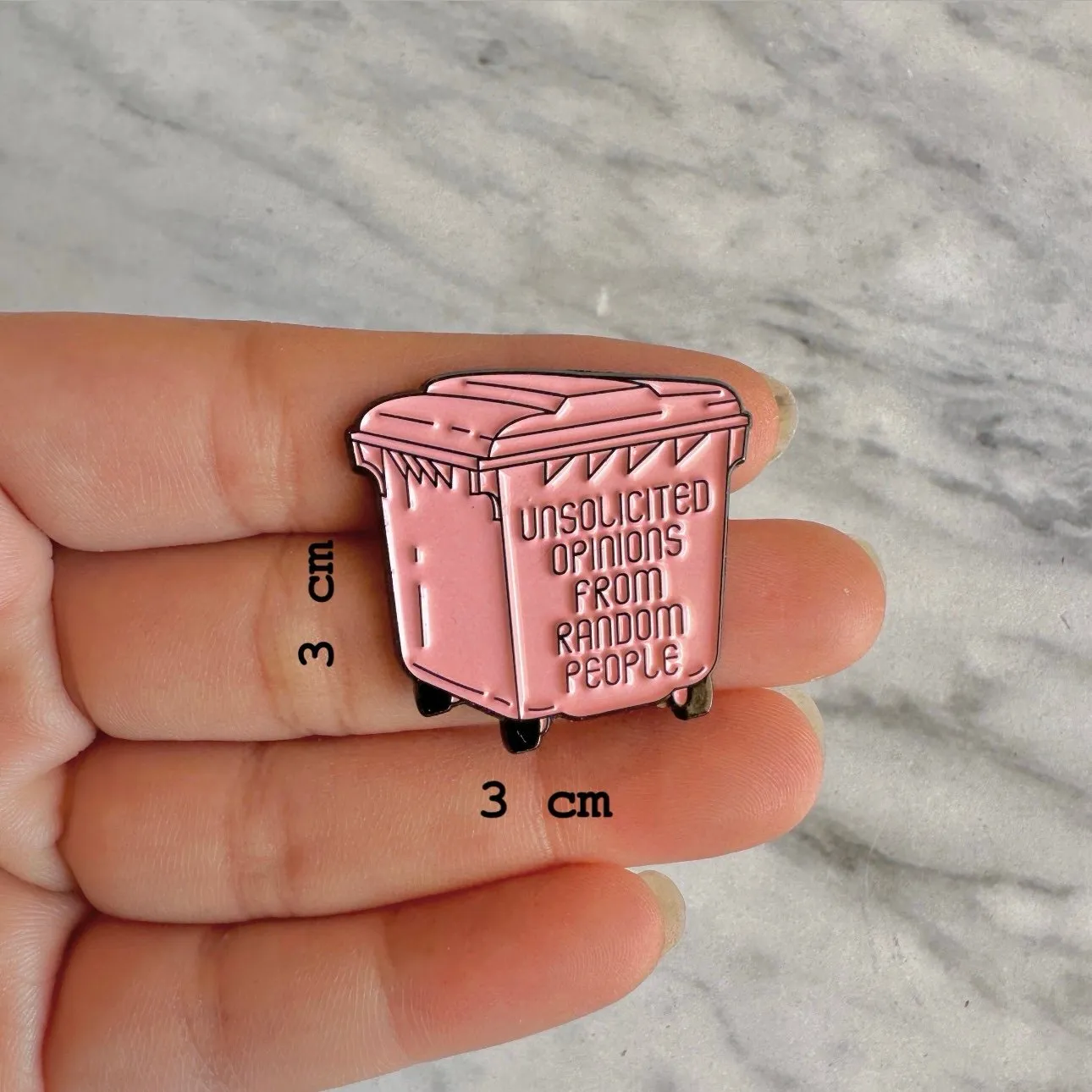 Unsolicited Opinions Brooch Enamel Pin