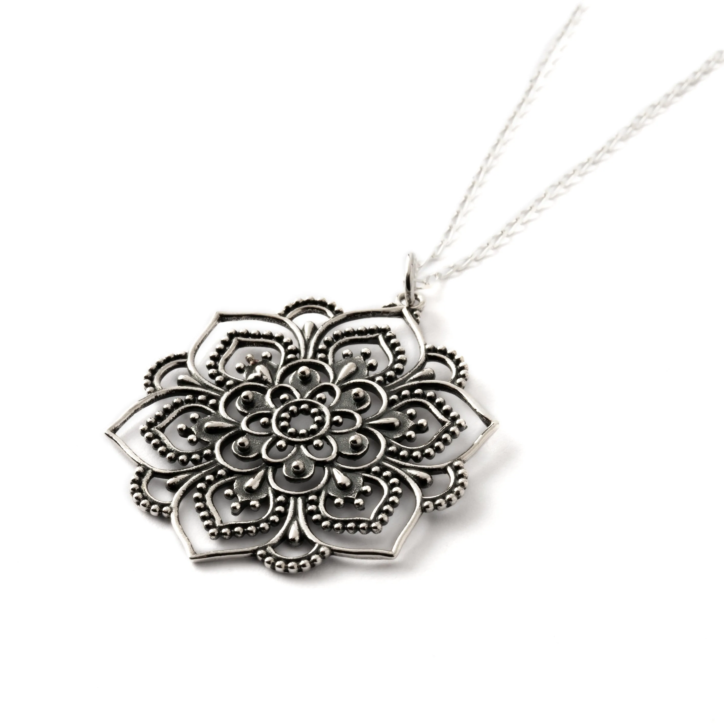 Vinyasa Silver Necklace