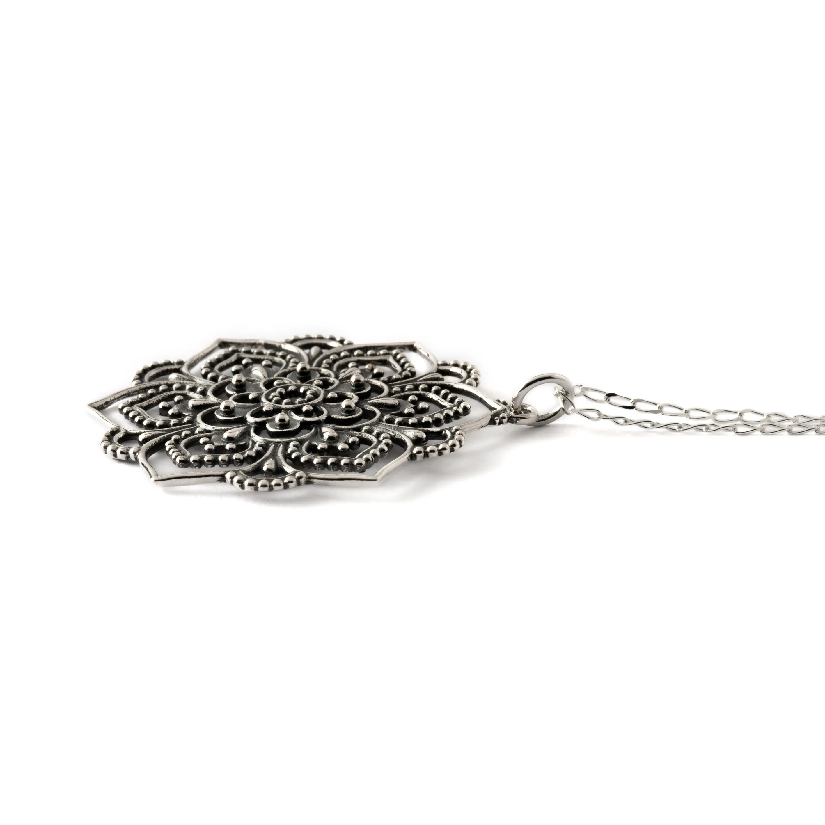 Vinyasa Silver Necklace