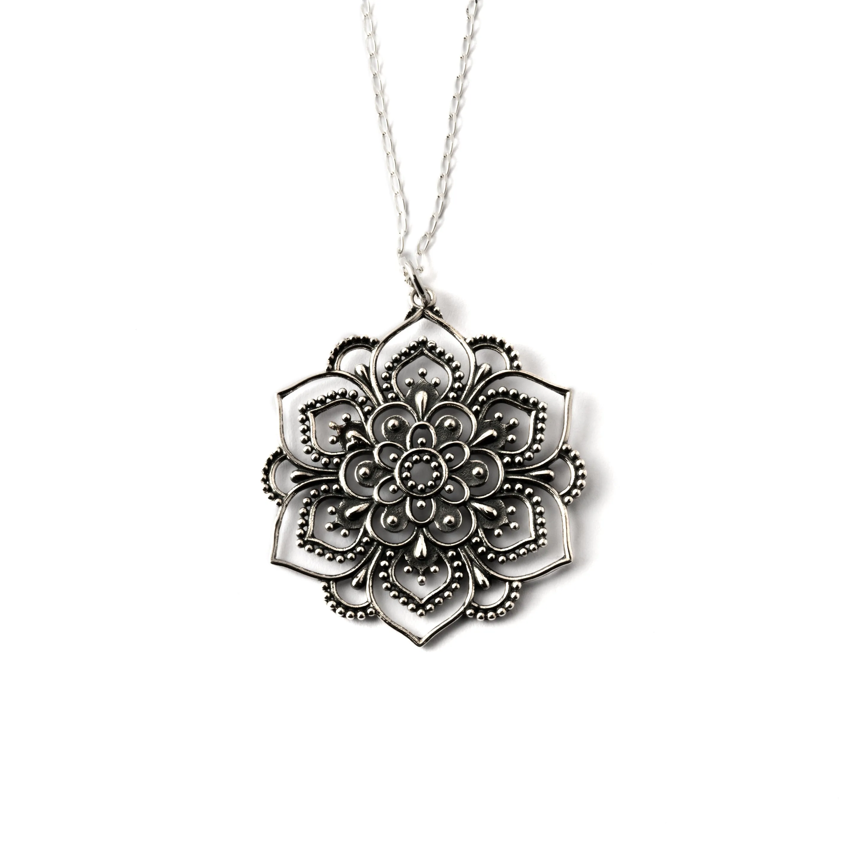 Vinyasa Silver Necklace