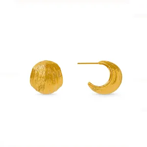 Voluminous Molten Hoop Earrings