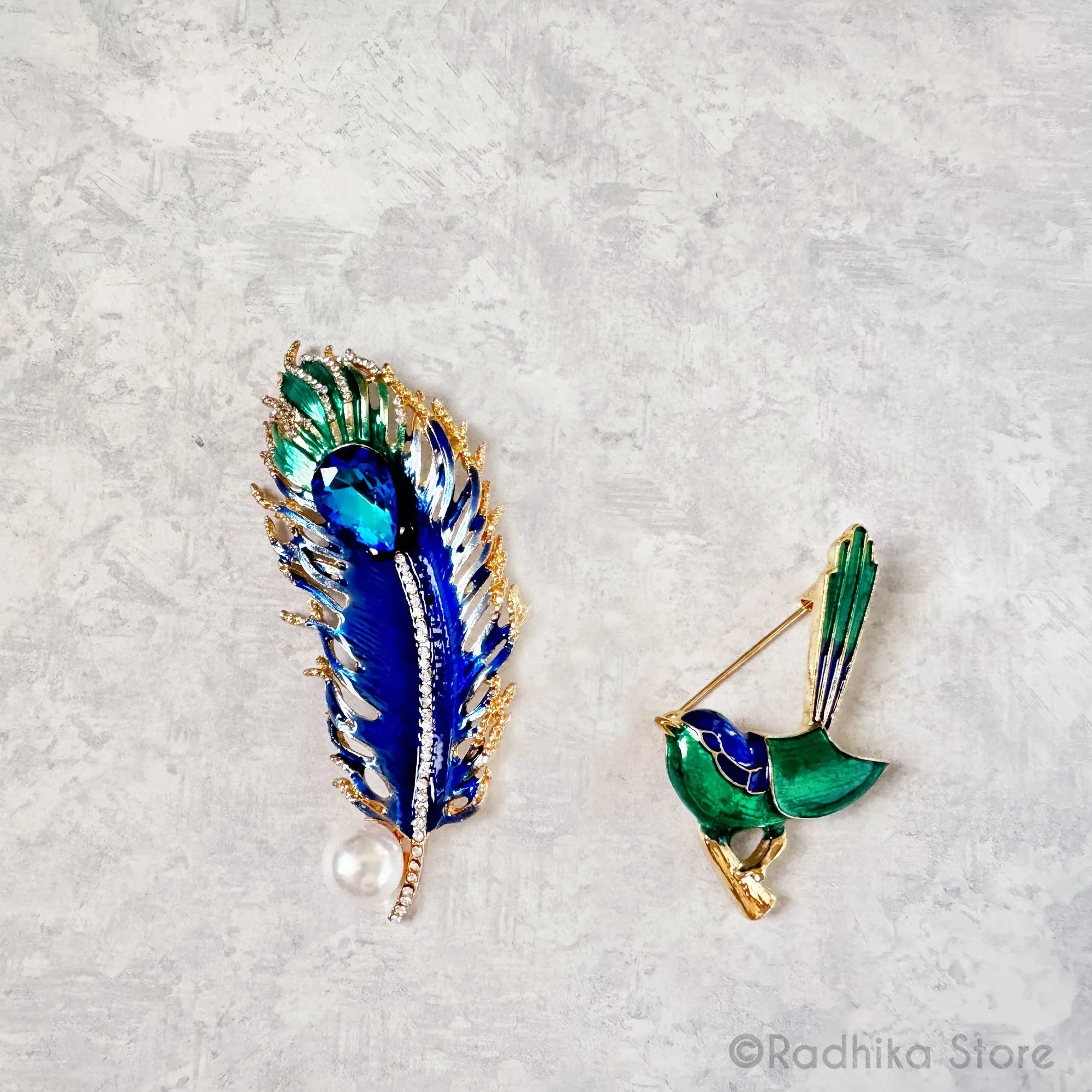 Vrindavan Birds -  Pendants-(Pins)